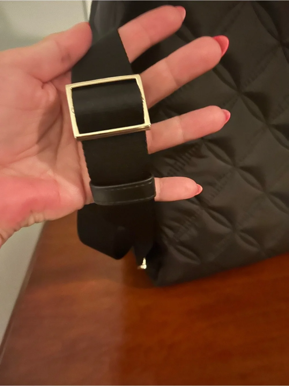 kate spade Quilted Black Nylon Backpack